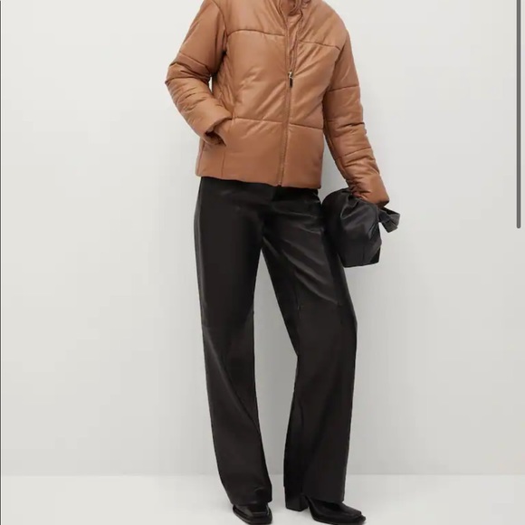 Mango Quilted leather jacket - Picture 5 of 6